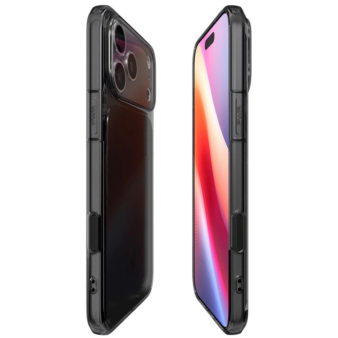 Handyhülle für iPhone 17 Pro, Spigen Ultra Hybrid T Mag (CC) mit MagSafe, Rauchfarben-Schwarz - Image 12