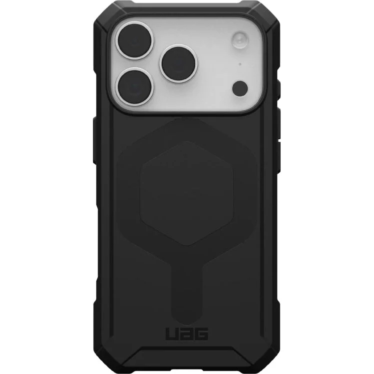 Handyhülle für iPhone 17 Pro, Urban Armor Gear Essential Armor Mag, Schwarz