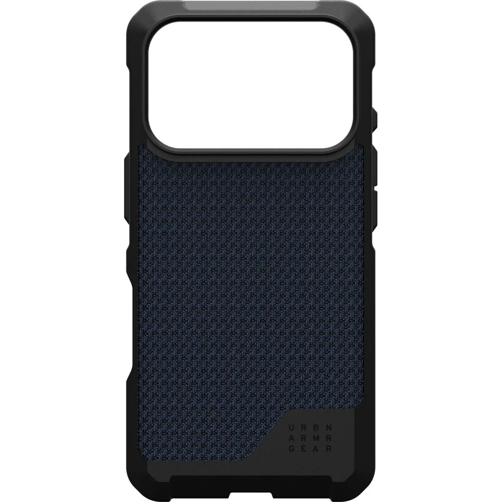 Handyhülle für iPhone 17 Pro, Urban Armor Gear Metropolis LT Mag mit MagSafe, Marineblau mit Kevlar