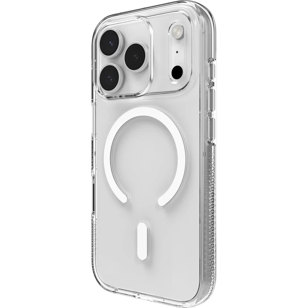 Handyhülle für iPhone 17 Pro, ZAGG Crystal Palace Snap 2 mit MagSafe, Transparent und Weiß - Image 12