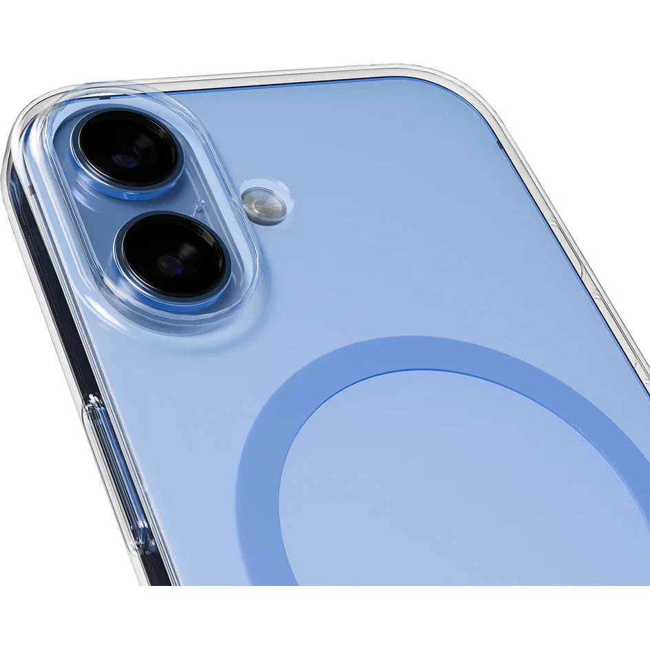 Handyhülle für iPhone 17, Puro Lite Mag Pro, Blau und Transparent - Image 2
