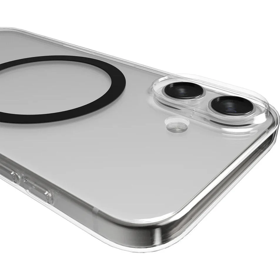Handyhülle für iPhone 17, Puro Lite Mag Pro, Transparent-Schwarz - Image 3