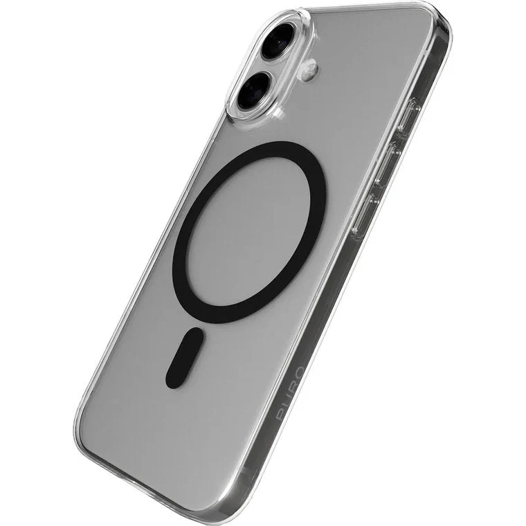 Handyhülle für iPhone 17, Puro Lite Mag Pro, Transparent-Schwarz - Image 6