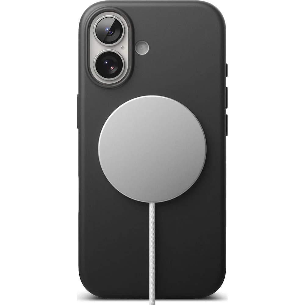 Handyhülle für iPhone 17, Ringke Silicone CC Magnetic mit MagSafe, Schwarz - Image 4