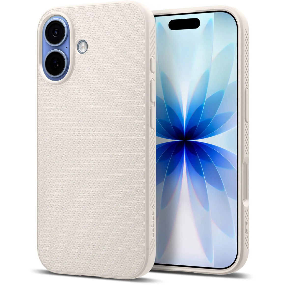 Handyhülle für iPhone 17, Spigen Liquid Air, Beige