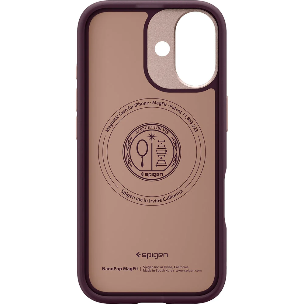 Handyhülle für iPhone 17, Spigen Nano Pop Mag mit MagSafe, Dunkelrot-Rosa - Image 11