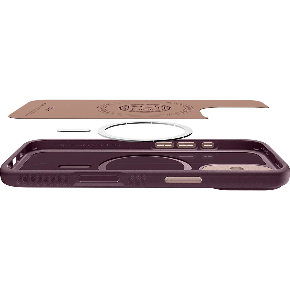 Handyhülle für iPhone 17, Spigen Nano Pop Mag mit MagSafe, Dunkelrot-Rosa - Image 14