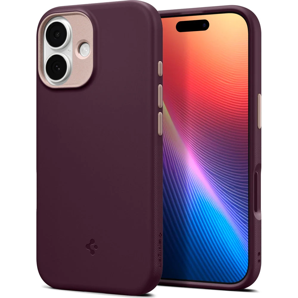 Handyhülle für iPhone 17, Spigen Nano Pop Mag mit MagSafe, Dunkelrot-Rosa - Image 3