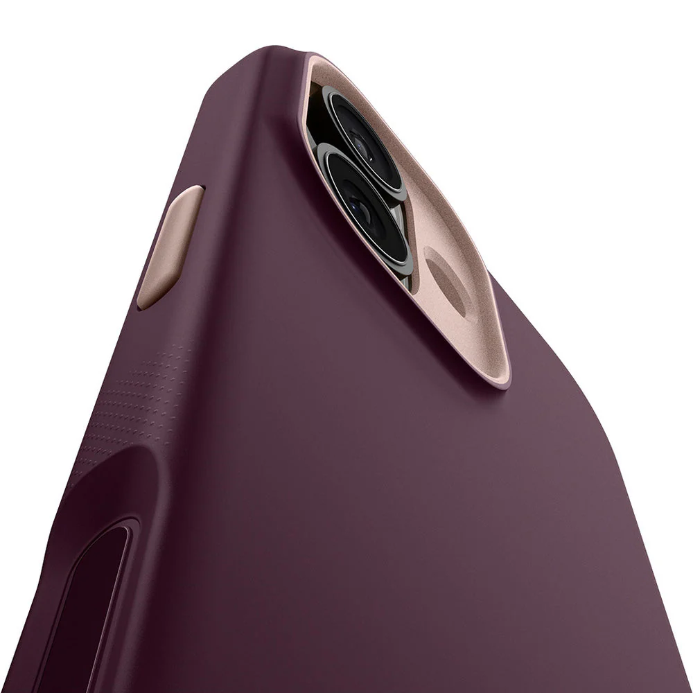 Handyhülle für iPhone 17, Spigen Nano Pop Mag mit MagSafe, Dunkelrot-Rosa - Image 4