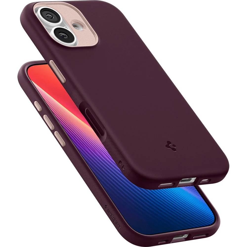 Handyhülle für iPhone 17, Spigen Nano Pop Mag mit MagSafe, Dunkelrot-Rosa - Image 6