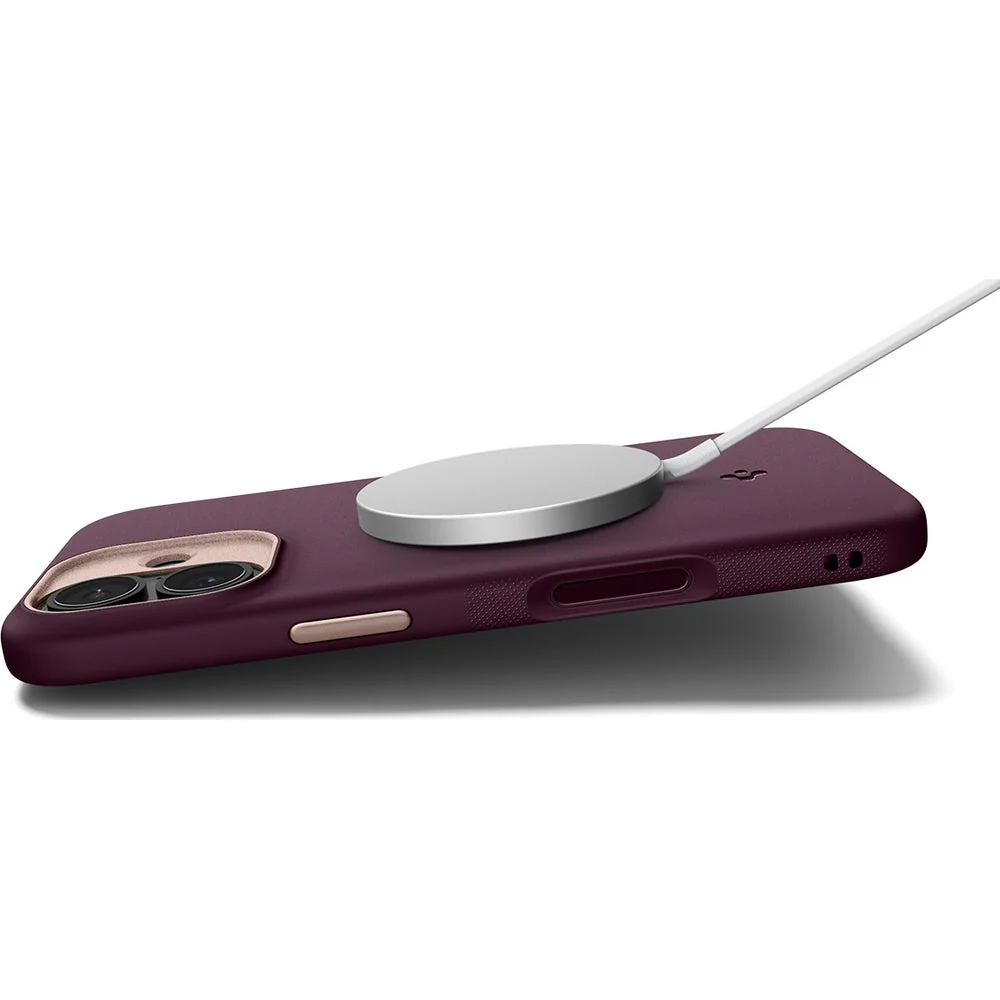 Handyhülle für iPhone 17, Spigen Nano Pop Mag mit MagSafe, Dunkelrot-Rosa - Image 7