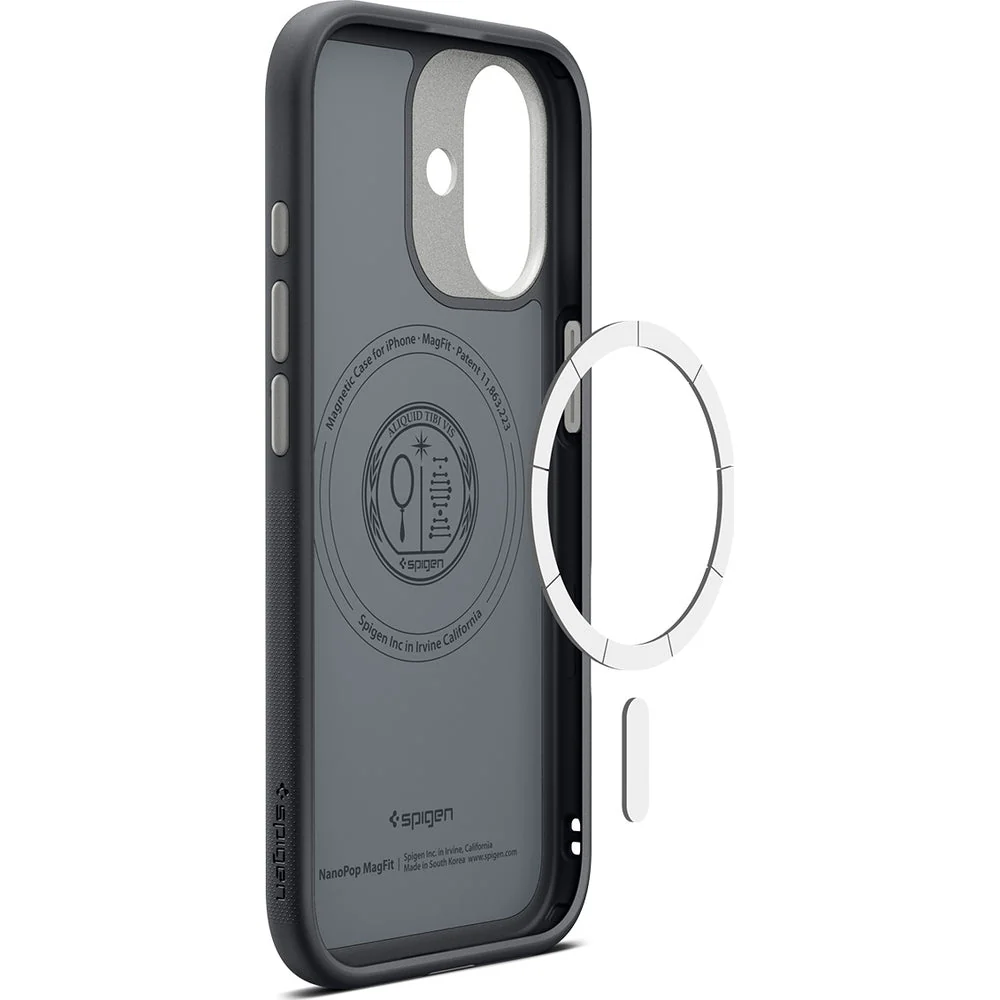 Handyhülle für iPhone 17, Spigen Nano Pop Mag mit MagSafe, Schwarz und Grau - Image 7