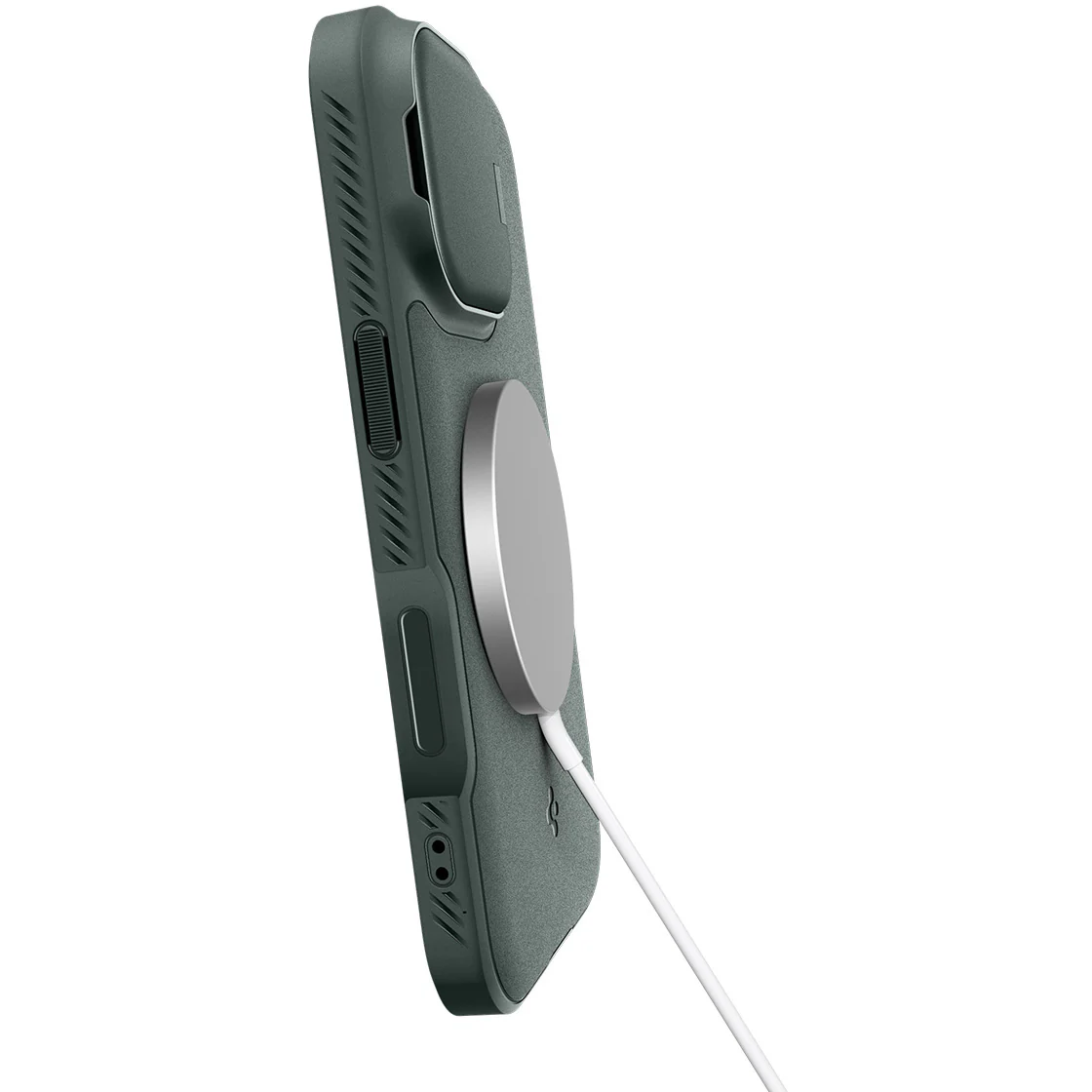 Handyhülle für iPhone 17, Spigen Optik Armor Mag mit MagSafe, Grün - Image 15