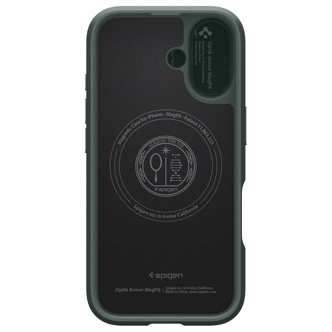 Handyhülle für iPhone 17, Spigen Optik Armor Mag mit MagSafe, Grün - Image 9