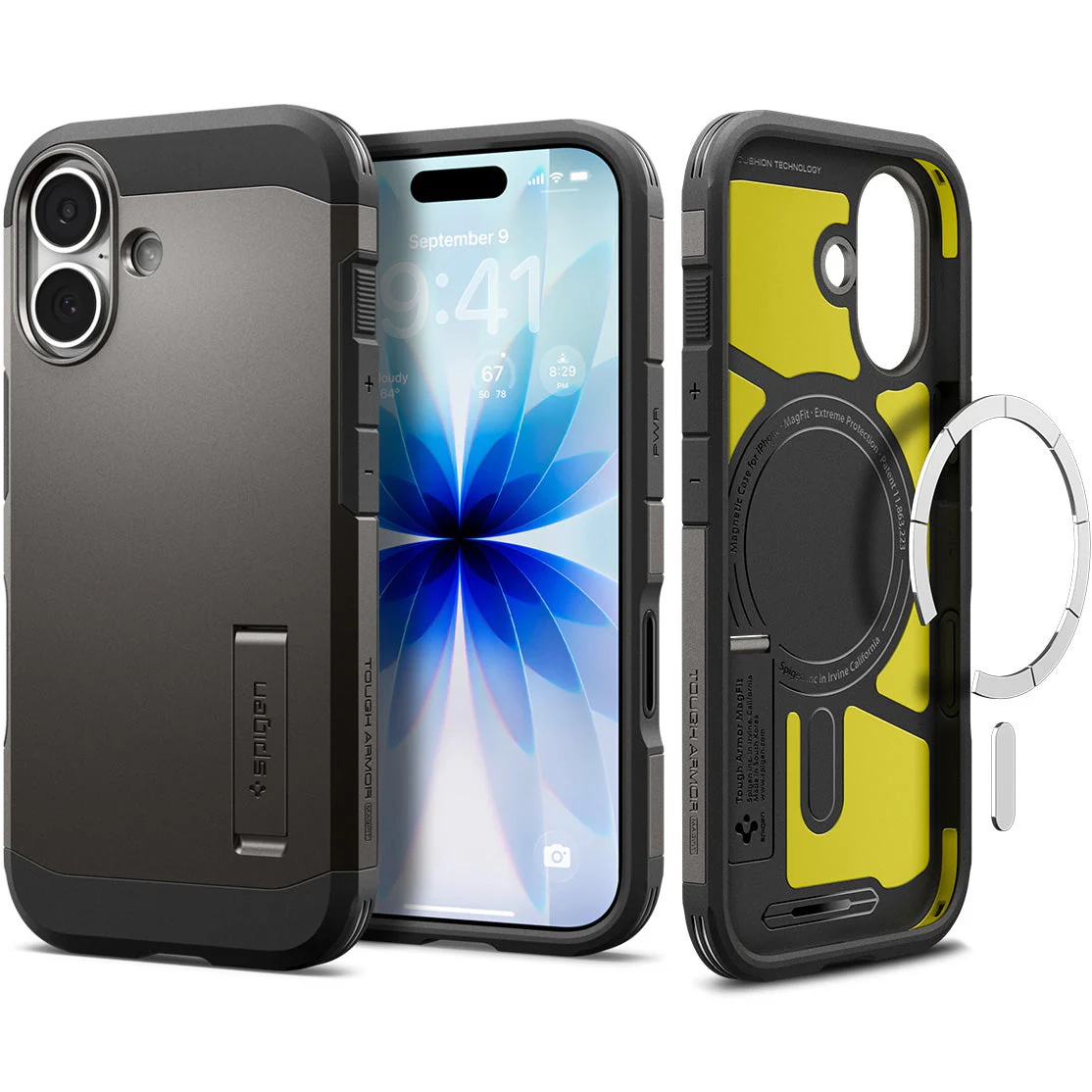 Handyhülle für iPhone 17, Spigen Tough Armor T Mag (CC) mit MagSafe, Rotguss - Image 9