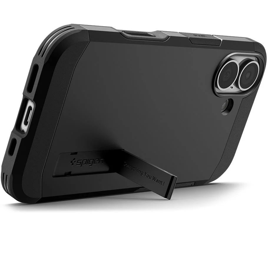 Handyhülle für iPhone 17, Spigen Tough Armor T Mag (CC) mit MagSafe, Schwarz - Image 5