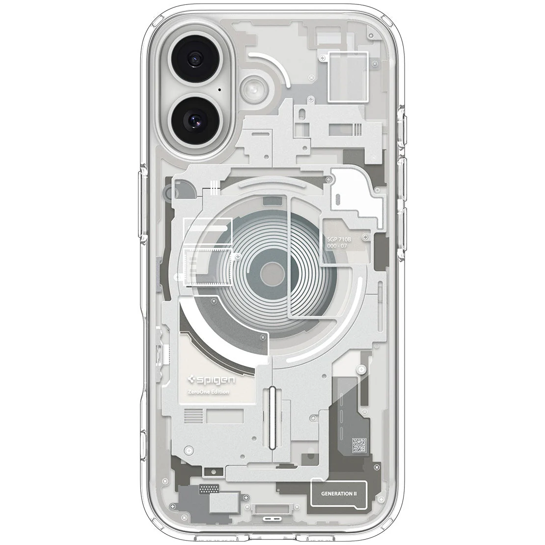 Handyhülle für iPhone 17, Spigen Ultra Hybrid Mag mit MagSafe, Beige-Transparent (Zero One) - Image 10