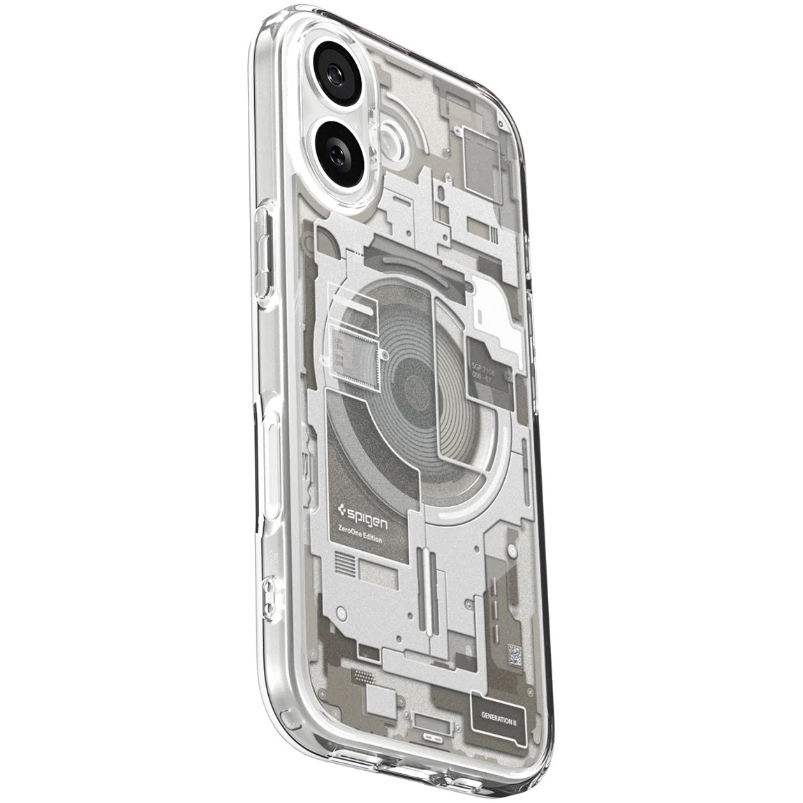 Handyhülle für iPhone 17, Spigen Ultra Hybrid Mag mit MagSafe, Beige-Transparent (Zero One) - Image 12