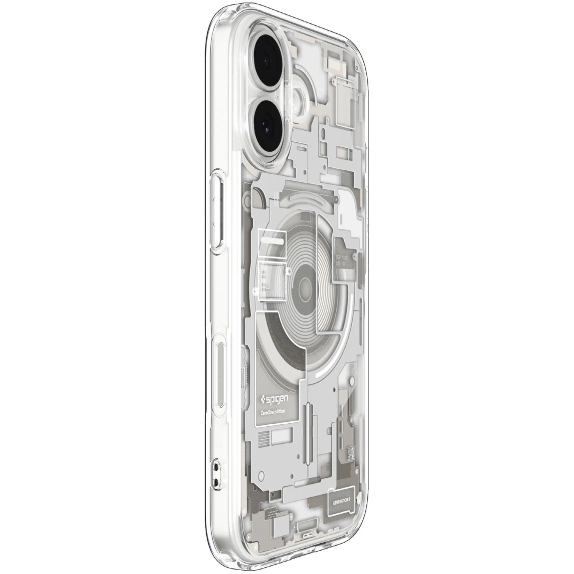 Handyhülle für iPhone 17, Spigen Ultra Hybrid Mag mit MagSafe, Beige-Transparent (Zero One) - Image 13