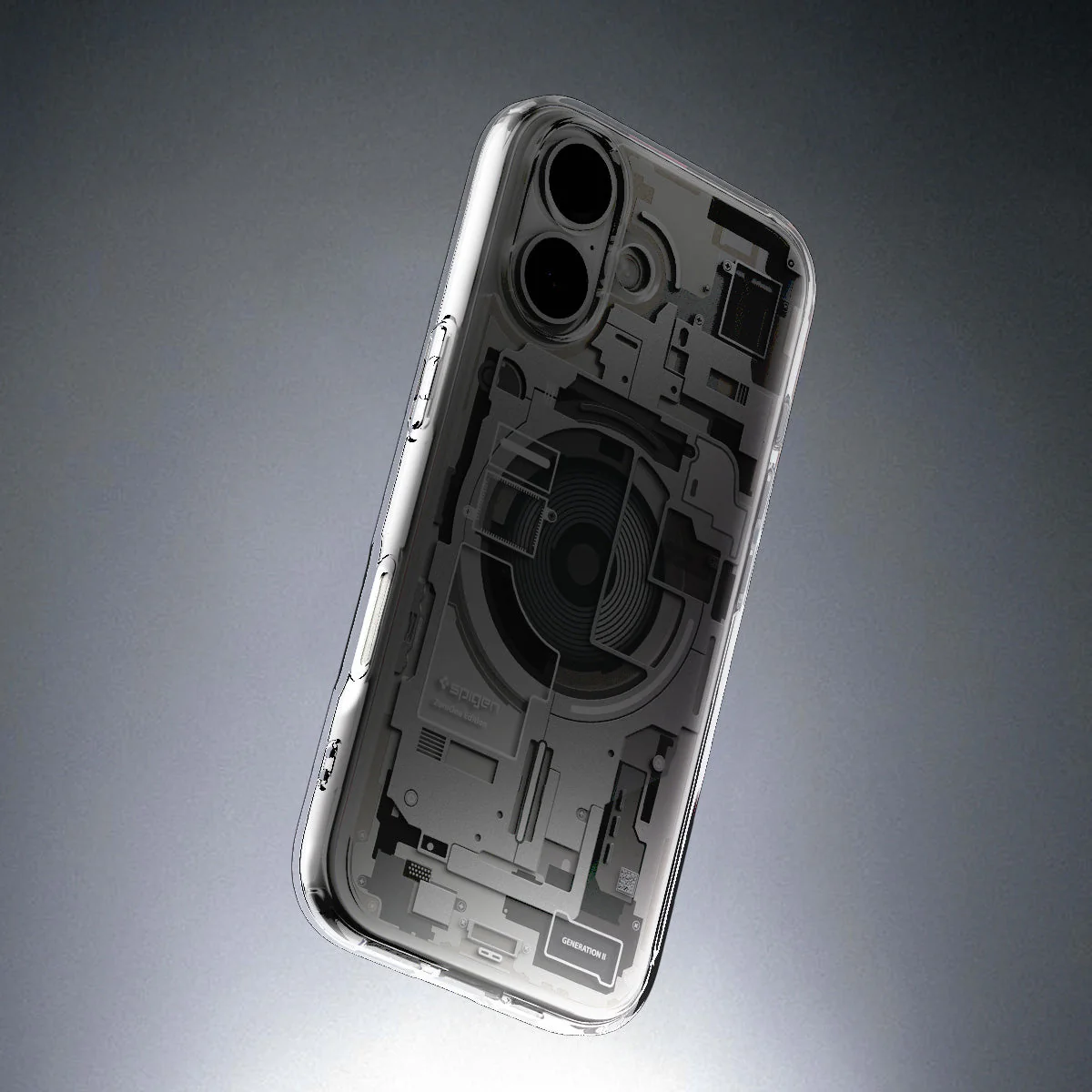 Handyhülle für iPhone 17, Spigen Ultra Hybrid Mag mit MagSafe, Beige-Transparent (Zero One) - Image 6