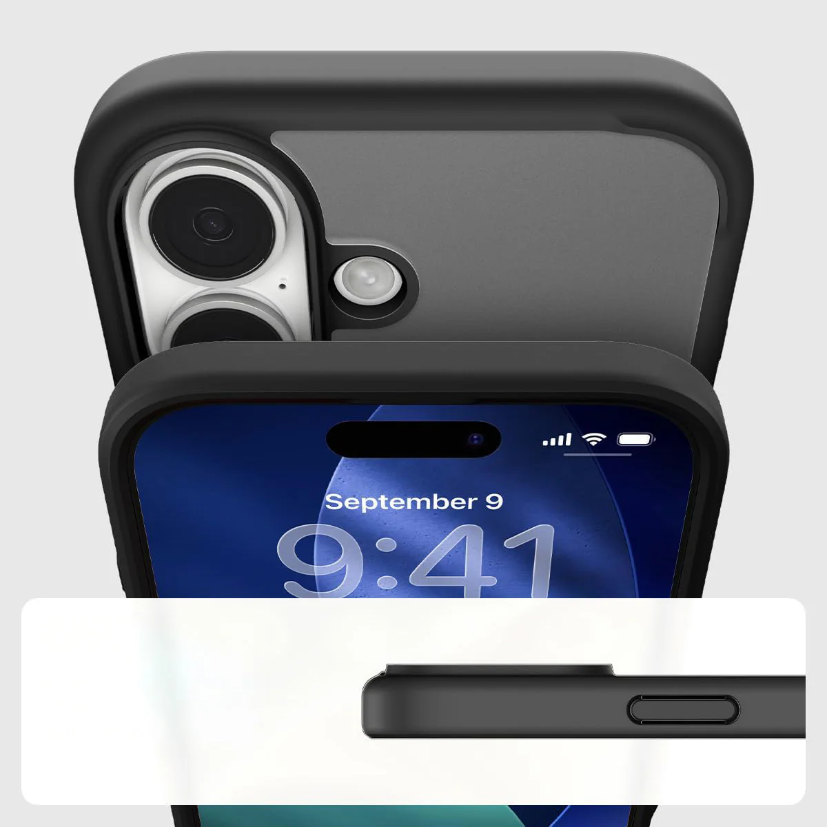 Handyhülle für iPhone 17, Spigen Ultra Hybrid Mag mit MagSafe, Durchscheinend-Schwarz - Image 11