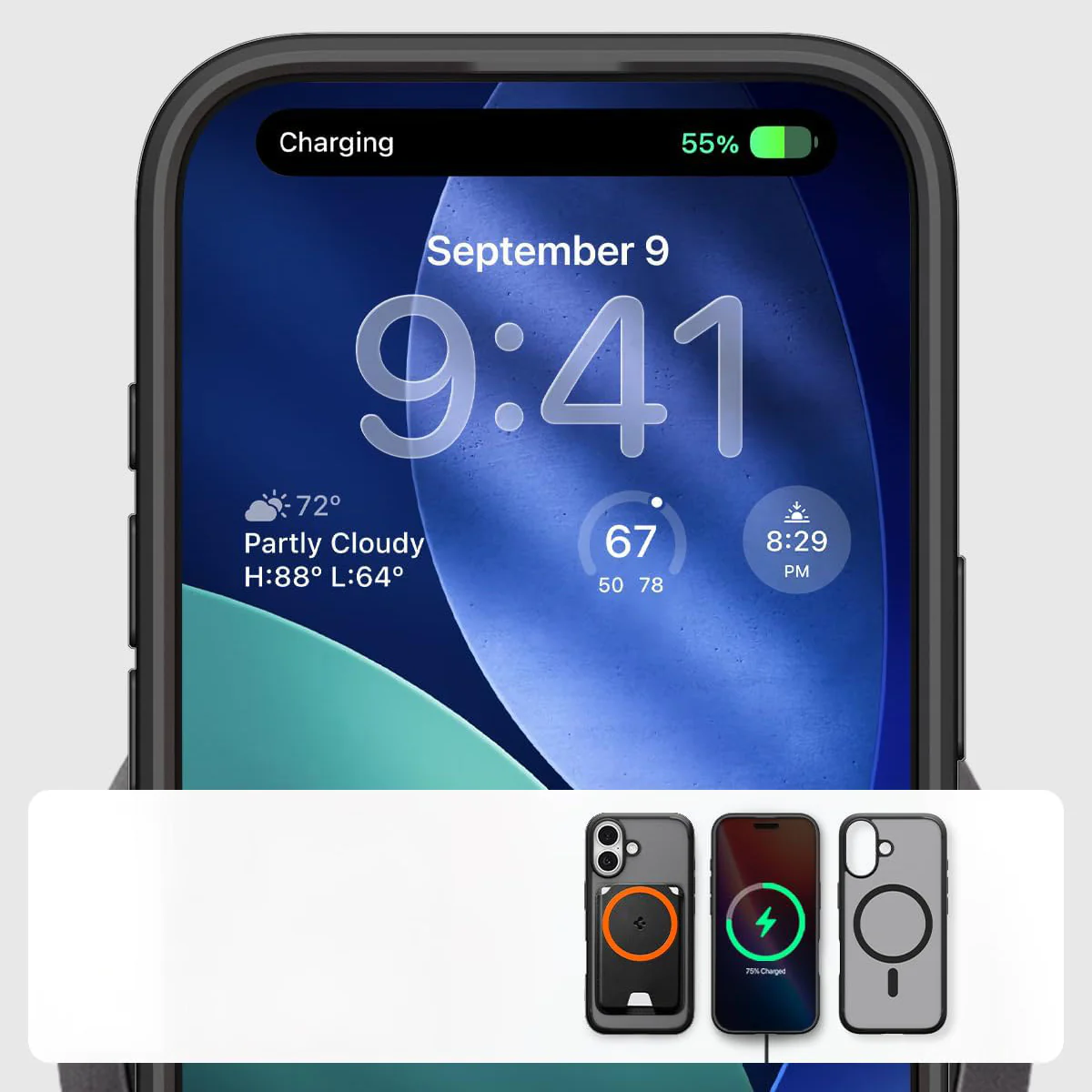 Handyhülle für iPhone 17, Spigen Ultra Hybrid Mag mit MagSafe, Durchscheinend-Schwarz - Image 12