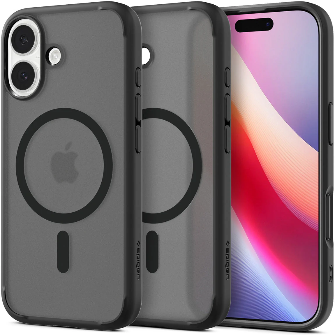 Handyhülle für iPhone 17, Spigen Ultra Hybrid Mag mit MagSafe, Durchscheinend-Schwarz - Image 16