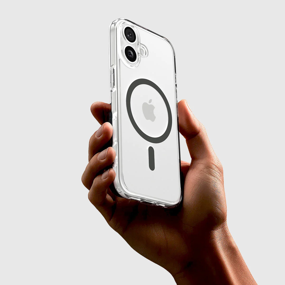 Handyhülle für iPhone 17, Spigen Ultra Hybrid Mag mit MagSafe, Transparent-Grau - Image 7