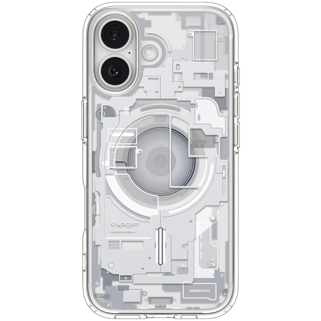 Handyhülle für iPhone 17, Spigen Ultra Hybrid Mag mit MagSafe, Weiß-Grau (Zero One) - Image 10