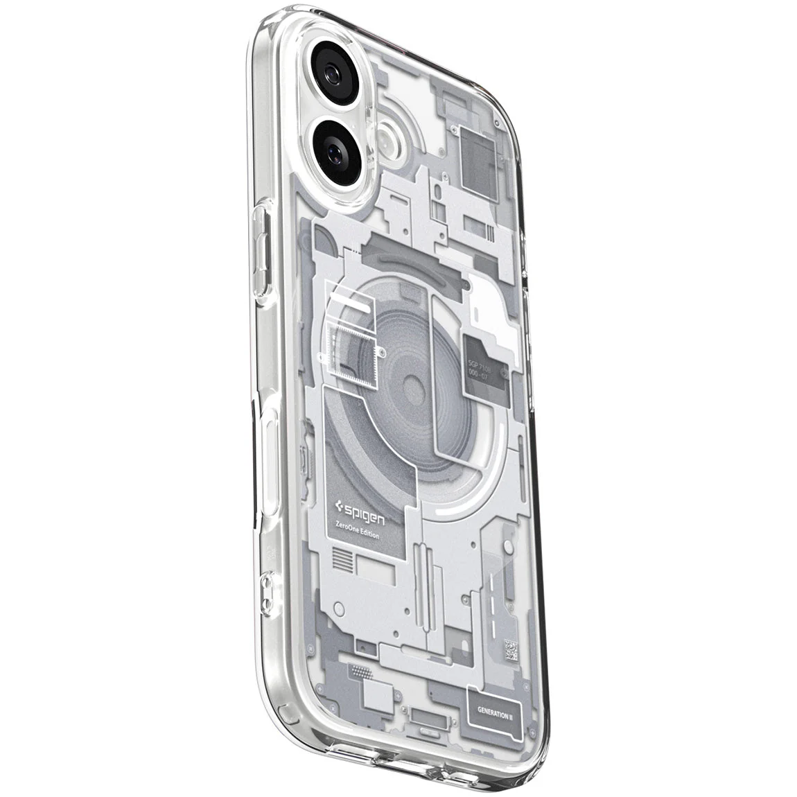 Handyhülle für iPhone 17, Spigen Ultra Hybrid Mag mit MagSafe, Weiß-Grau (Zero One) - Image 12