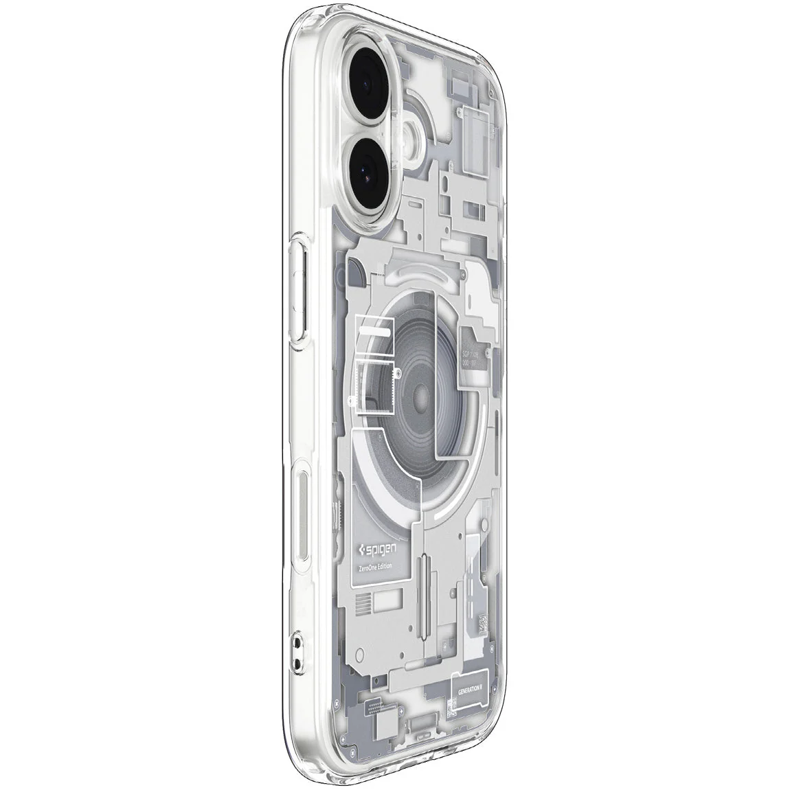 Handyhülle für iPhone 17, Spigen Ultra Hybrid Mag mit MagSafe, Weiß-Grau (Zero One) - Image 13