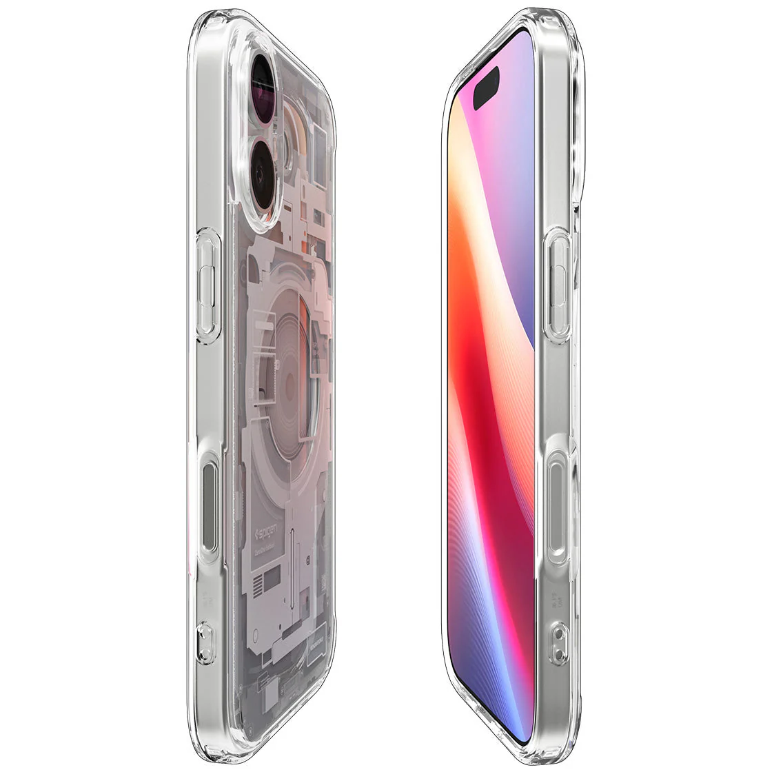 Handyhülle für iPhone 17, Spigen Ultra Hybrid Mag mit MagSafe, Weiß-Grau (Zero One) - Image 14
