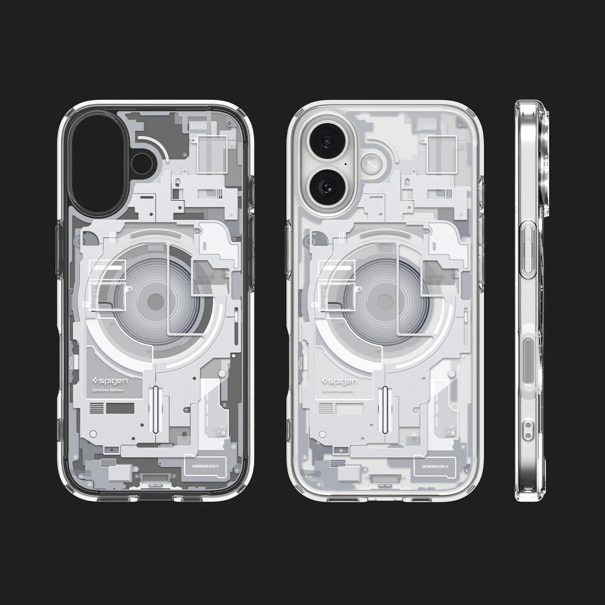 Handyhülle für iPhone 17, Spigen Ultra Hybrid Mag mit MagSafe, Weiß-Grau (Zero One) - Image 5
