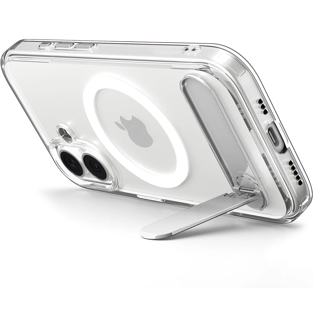 Handyhülle für iPhone 17, Spigen Ultra Hybrid S Mag mit MagSafe, Transparent-Weiß - Image 10