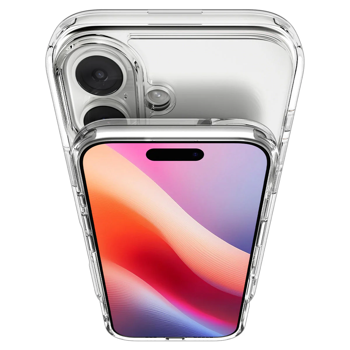 Handyhülle für iPhone 17, Spigen Ultra Hybrid S Mag mit MagSafe, Transparent-Weiß - Image 16