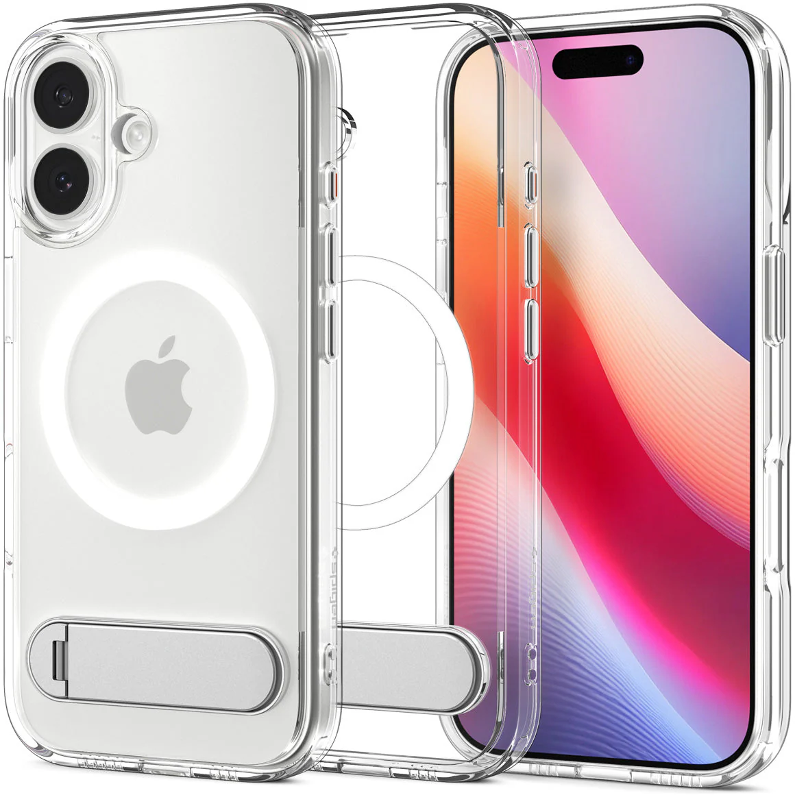 Handyhülle für iPhone 17, Spigen Ultra Hybrid S Mag mit MagSafe, Transparent-Weiß - Image 17