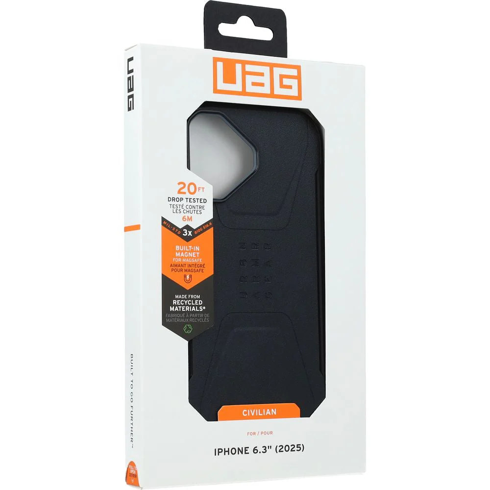 Handyhülle für iPhone 17, Urban Armor Gear Civilian Mag mit MagSafe, Schwarz - Image 6