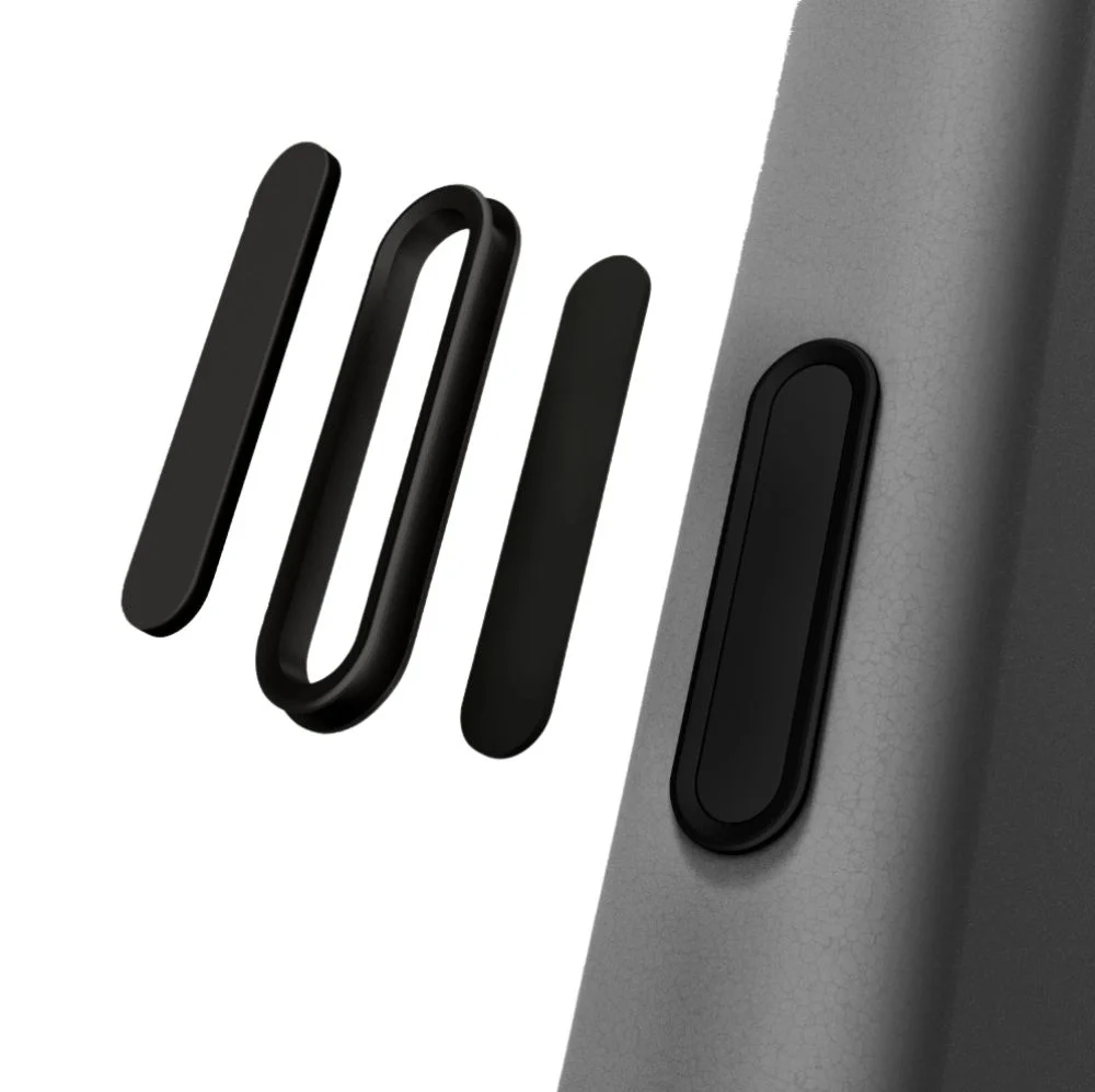 Handyhülle für iPhone 17, YAXO Leather Gear Slim Case MagSafe, Grau - Image 5