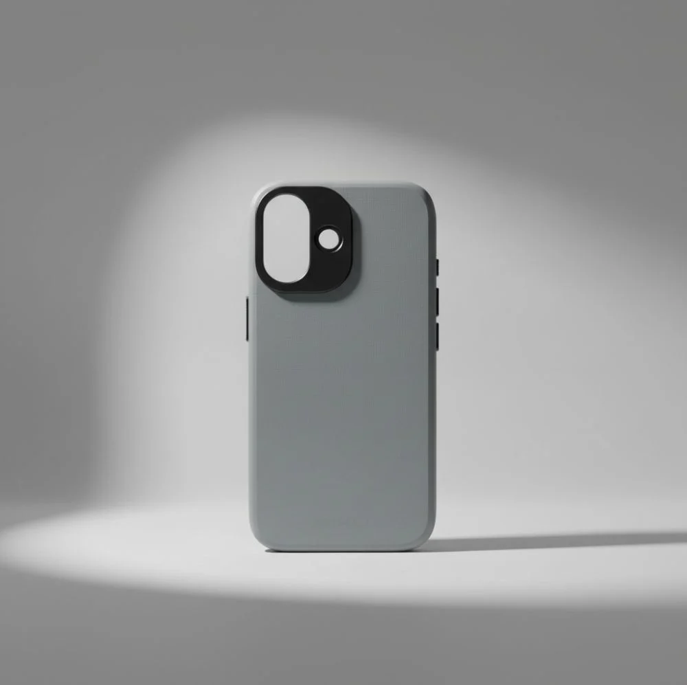 Handyhülle für iPhone 17, YAXO Leather Gear Slim Case MagSafe, Grau - Image 7