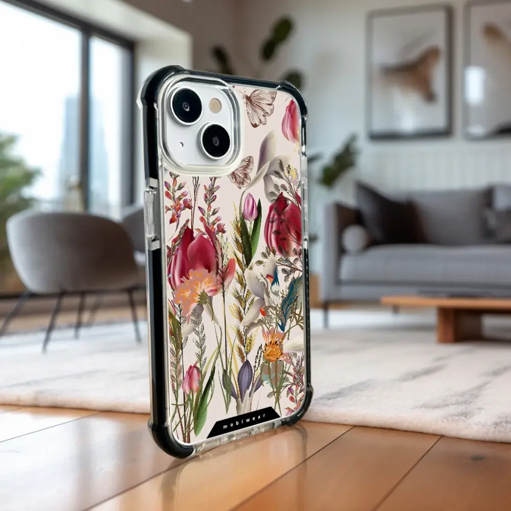 Handyhülle für iPhone 17e mit MagSafe, Mobiwear Elite Bumper, Blumenstrauß - Image 10