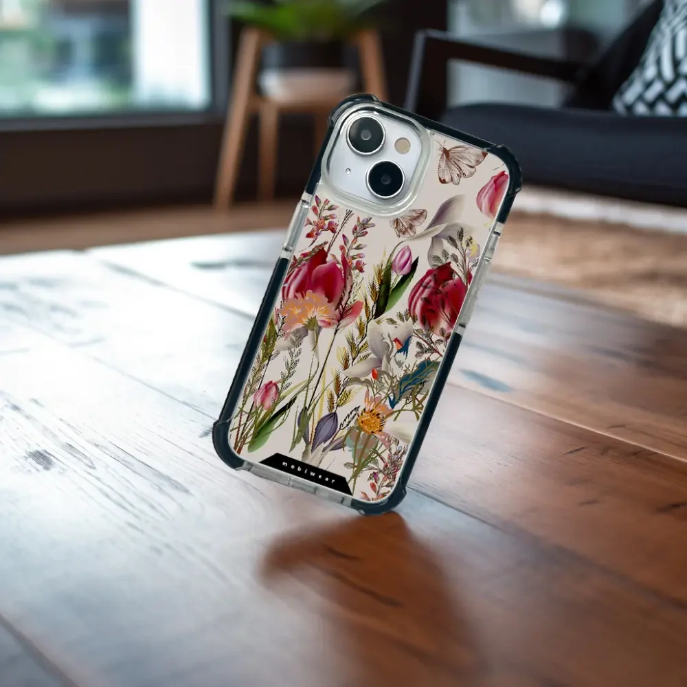 Handyhülle für iPhone 17e mit MagSafe, Mobiwear Elite Bumper, Blumenstrauß - Image 9