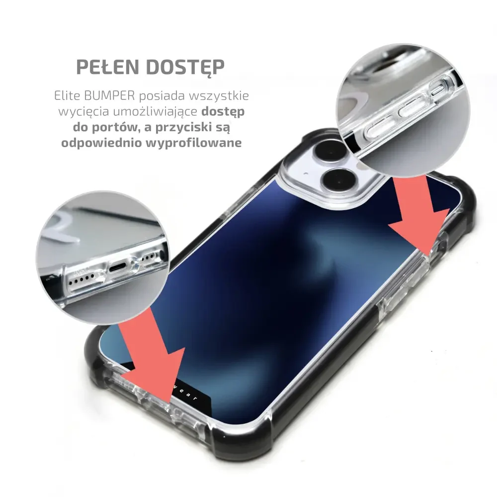 Handyhülle für iPhone 17e mit MagSafe, Mobiwear Elite Bumper, Dunkelblau - Image 4