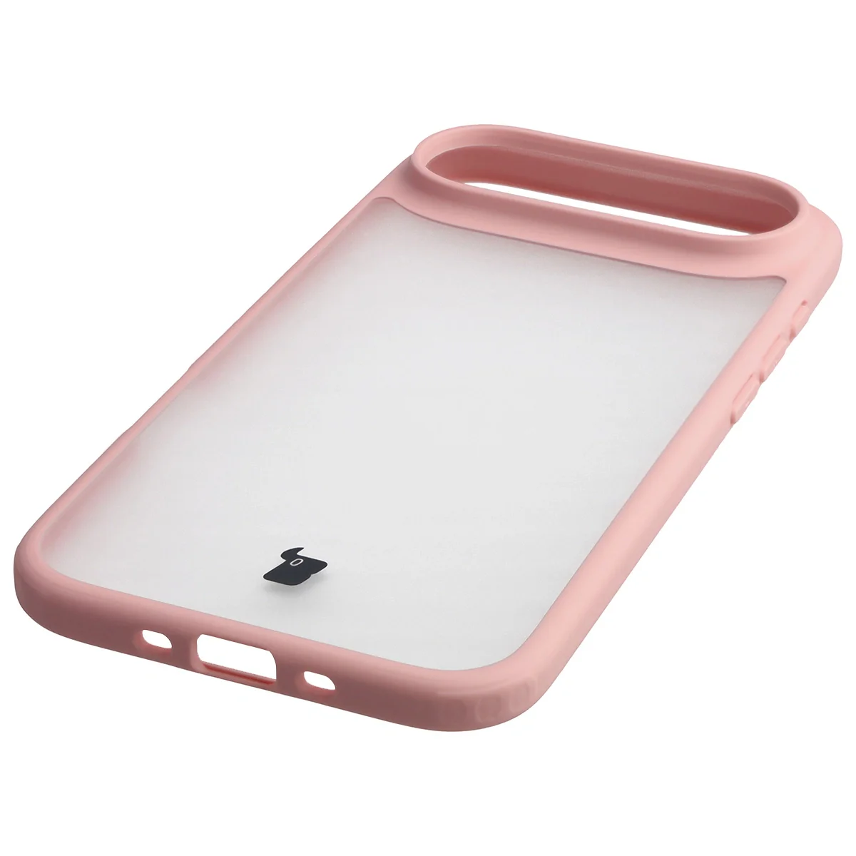 Handyhülle für iPhone Air, Bizon Case Angelo, Semitransparent mit hellrosa Rahmen - Image 5