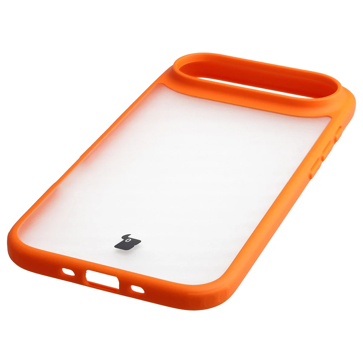 Handyhülle für iPhone Air, Bizon Case Angelo, Semitransparent mit orangefarbenem Rahmen - Image 5