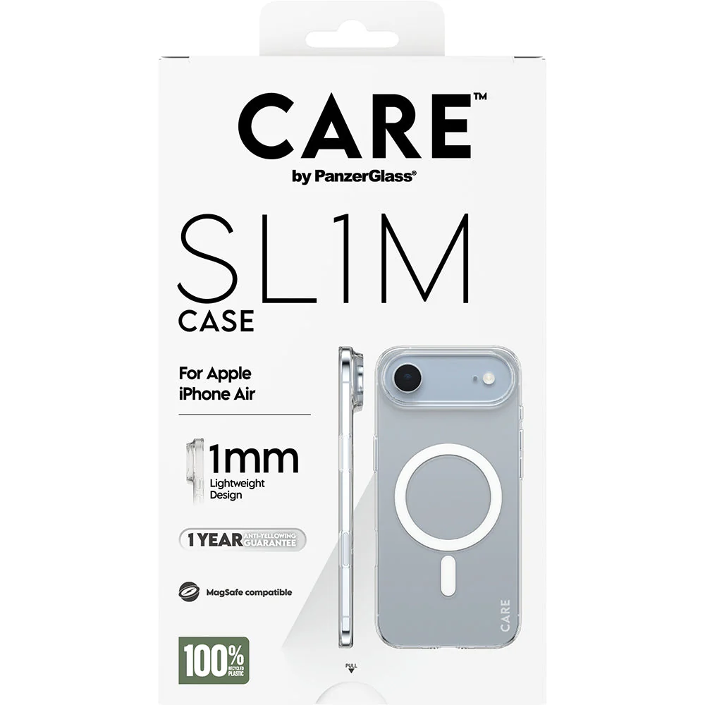 Handyhülle für iPhone Air, CARE by PanzerGlass SL1M mit MagSafe, Transparent - Image 2