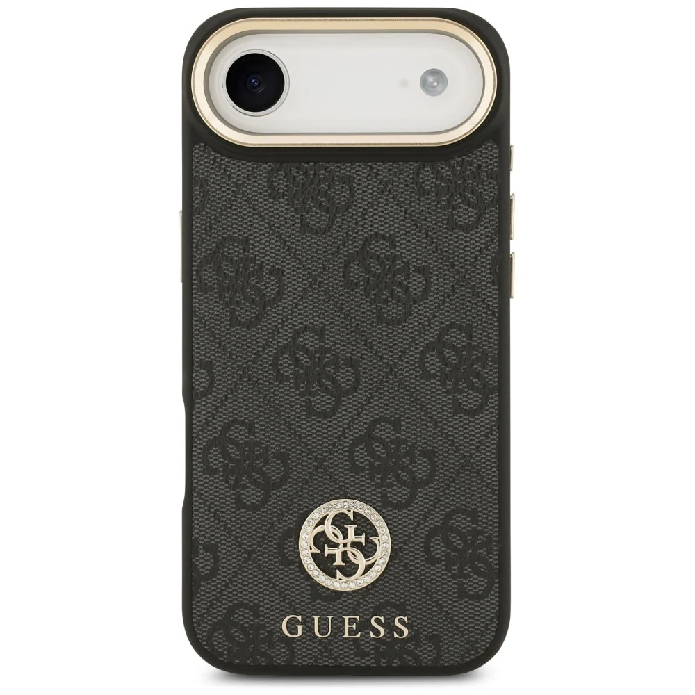 Handyhülle für iPhone Air, Guess 4G Strass Logo. mit MagSafe, Schwarz - Image 2