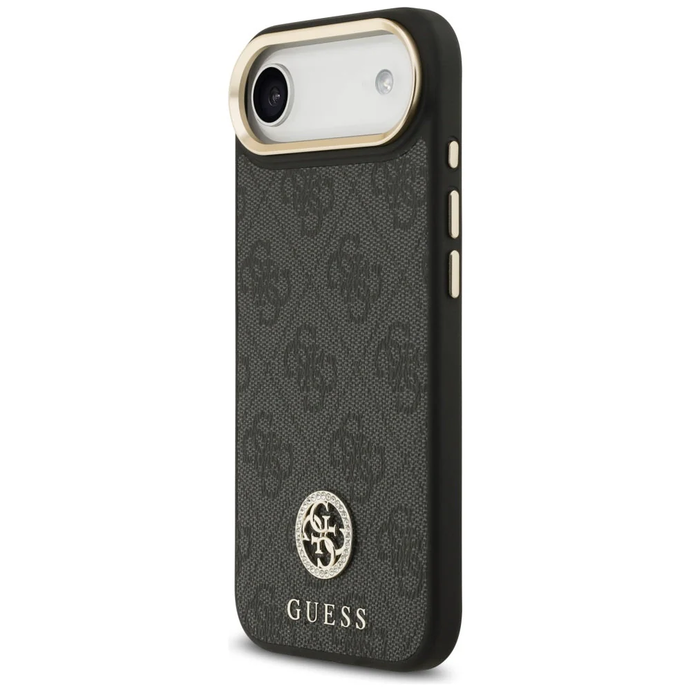 Handyhülle für iPhone Air, Guess 4G Strass Logo. mit MagSafe, Schwarz - Image 7