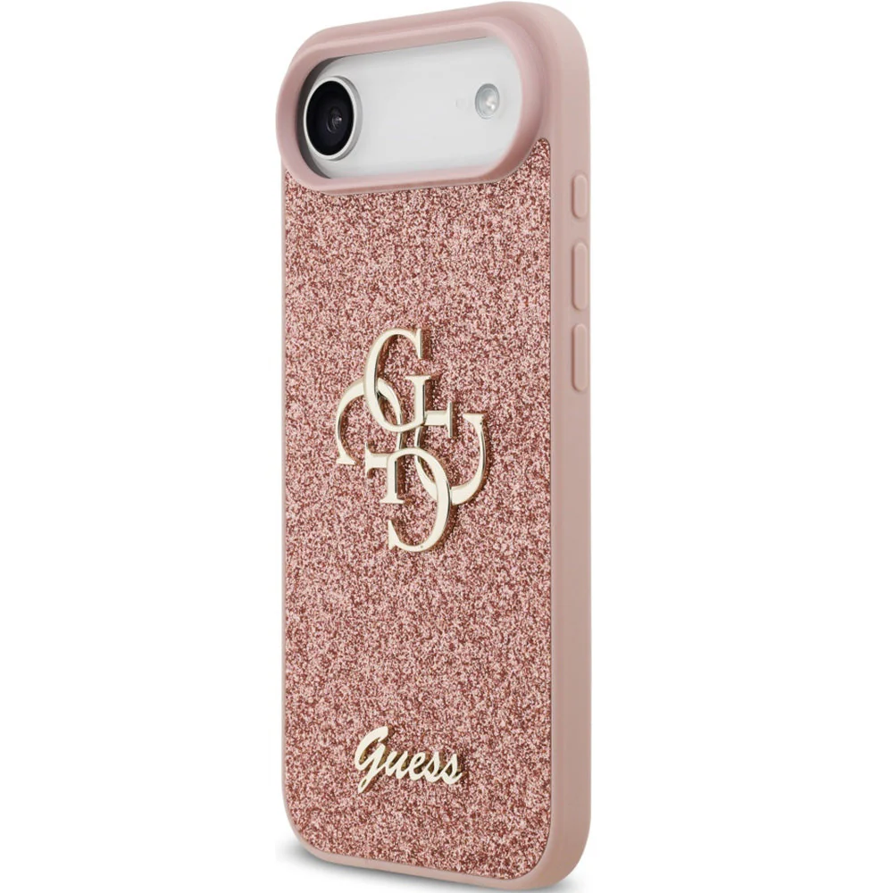 Handyhülle für iPhone Air, Guess Fixed Glitter Big 4G, Rosa-Glitter - Image 3