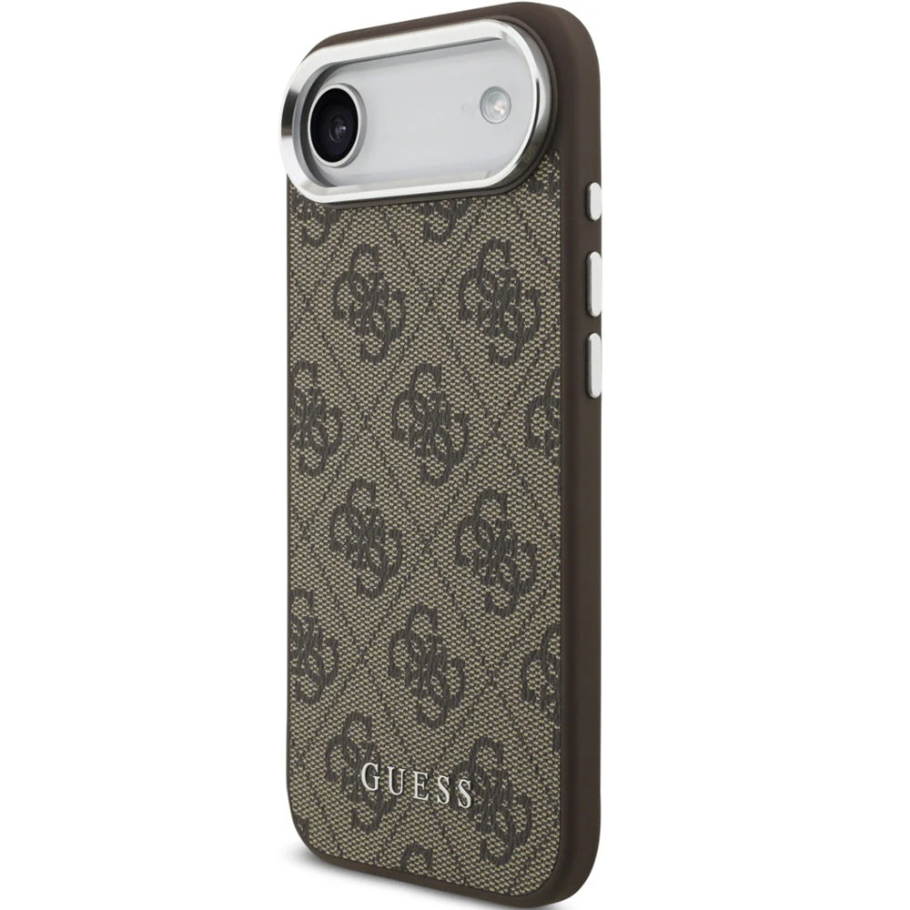 Handyhülle für iPhone Air, Guess Hardcase 4G Classic 4G Logo MagSafe, Braun - Image 3