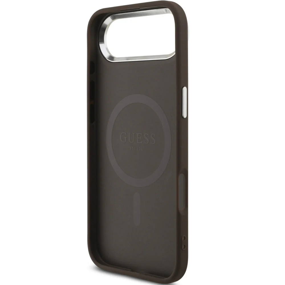Handyhülle für iPhone Air, Guess Hardcase 4G Classic 4G Logo MagSafe, Braun - Image 7